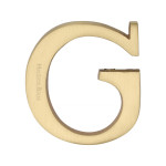 M Marcus Heritage Brass Letter G - Pin Fix 51mm